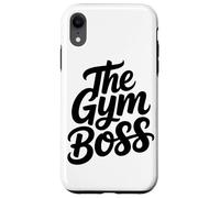 The Gym Boss Love Fitness Motivational Coffee Design Lover Case for iPhone XR