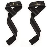 The Gym Bucket Weight Lifting Straps with Padded Wrist Support for Gym, Workout, Deadlift, Powerlifting and Fitness (Figure 8, Cotton Straps, Straps