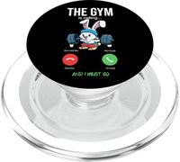 The Gym Is Calling Rabbit Fitness Cute Bunny Workout PopSockets PopGrip for MagSafe