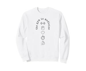 The Gym Is Medicine Fitness Motivation Workout Routine Sweatshirt