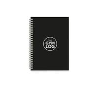 The Gym Log - The Perfect Logbook to record all your Workouts - A5 size with 104 pages and enough space for 100 workouts - An essential for all fitness regimes (Black)