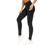 The Gym People High Waist Yoga Pants with Pockets,Tummy Control Running Yoga Leggings for Women Power Flex Workout Pants (Medium, Black)