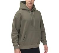 THE GYM PEOPLE Men's Fleece Pullover Hoodie Loose Fit Ultra Soft Hooded Sweatshirt With Pockets Dark Grey