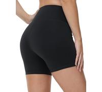 THE GYM PEOPLE Women's 5'' High Waist Yoga Shorts Stretchy Athletic Shorts