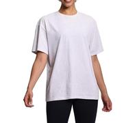 THE GYM PEOPLE Women's Casual Oversized T-Shirts Summer Crewneck Short Sleeve Workout Basic Tee Tops Heather White