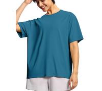 THE GYM PEOPLE Women's Casual Oversized T-Shirts UK Summer Gym Basic Tops