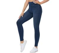 THE GYM PEOPLE Women's High Waist Jeggings Stretchy Pull On Skinny Jeans