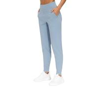 THE GYM PEOPLE Women's Joggers Pants Lightweight Athletic Leggings Tapered Lounge Pants for Workout, Yoga, Running Denim Blue