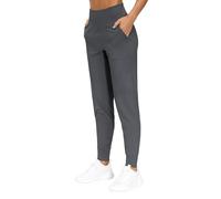 THE GYM PEOPLE Women's Joggers Pants Lightweight Athletic Leggings Tapered Lounge Pants for Workout, Yoga, Running Dark Grey