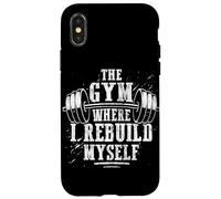 The Gym Where I Rebuild Myself Weight Lifting Case for iPhone X/XS