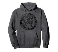 The Hadrian's Sestertius Coin ancient Roman coin Pullover Hoodie