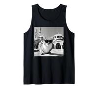 The Hagia Sophia Grand Mosque with A Cat Wearing Sunglasses Tank Top