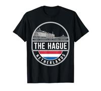 The Hague Netherlands Panel Emblem Travel Souvenir T-Shirt