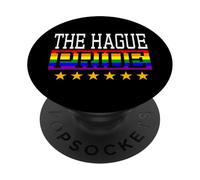 The Hague Pride Gay Lesbian Queer LGBT Rainbow Flag PopSockets Adhesive PopGrip