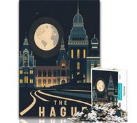 The Hague The Netherlands 1000 Piece Jigsaw Puzzles for Teenagers Gifts,Decompressing Intellectual Educational Toy Secret Santa Gifts 38x26cm