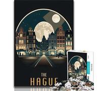 The Hague The Netherlands 1000 Pieces Jigsaw Puzzles for Adults And Teens,Help The Brain Exercise Addictive Toys to Cultivate Patience Great Gift 38x26cm