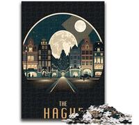 The Hague The Netherlands Jigsaw Puzzles for Adults 1000 Pieces, Stress Reliever Staycation Kill Time with Matching Poster And Trivia Sheet 1000pcs (26x38cm)