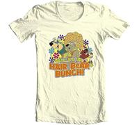 The Hair Bear Bunch Men's T-Shirt 80S Saturday Morning Cartoons Tee XL Black