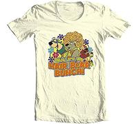 The Hair Bear Bunch Men's T-Shirt 80S Saturday Morning Cartoons Tee XXL Black