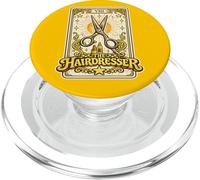 The Hairdresser Tarot Card Art PopSockets PopGrip for MagSafe