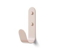 The Hairpin Leg Co. [HLC Metal J Wall Hook. Chunky Modern Playful Coat Hook - [Dusty Pink, Single]