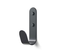 The Hairpin Leg Co. [HLC Metal J Wall Hook. Chunky Modern Playful Coat Hook - [Graphite Grey, Single]