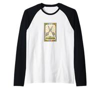 The Hairstylist Tarot Card Design Raglan Baseball Tee