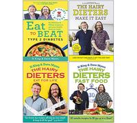 The Hairy Bikers Eat to Beat Type 2 Diabetes, The Hairy Dieters Make It Easy, The Hairy Dieters Eat for Life, Fast Food 4 Books Collection Set