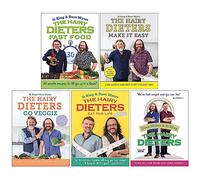 The Hairy Dieters Collection 5 Books Set By Hairy Bikers, Dave Myers & Si King (Fast Food, Make It Easy, Go Veggie, Eat for Life & How to Love Food and Lose Weight)