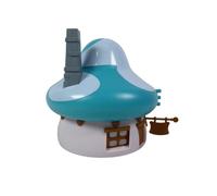 - The half house of the Smurfs green (turquoise) + stickers - Deagostini Collection - Height 15cms - To decorate with the stickers provided - green D - DMS7