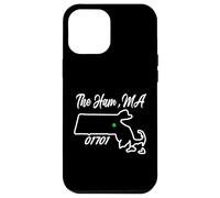 The Ham, MA 01701 Massachusetts State Map Irish Pride Case for iPhone 12 Pro Max