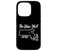 The Ham, MA 01701 Massachusetts State Map Irish Pride Case for iPhone 14 Pro