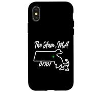 The Ham, MA 01701 Massachusetts State Map Irish Pride Case for iPhone X/XS