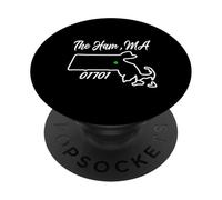 The Ham, MA 01701 Massachusetts State Map Irish Pride PopSockets Adhesive PopGrip