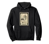 The Ham Radio Operator Tarot Card - Halloween Spooky Gothic Pullover Hoodie