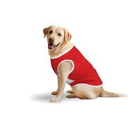 The Hamburg Flag Dog Clothes for Medium and Large Dogs - Soft Cotton Pet Clothing for Daily Wear, Walking, (Large, Blue,Yellow)