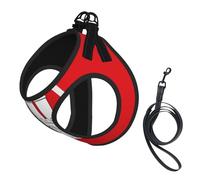 The Hamburg Flag Dog Harness - Equipped with Reflective Straps and Quick Release Buckles - Suitable for Small Cats and Dogs