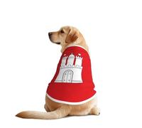 The Hamburg Flag Pet T-Shirts for Dogs-Dog Clothes for Large and Medium Dogs, Comfortable Dog Shirts, Perfect for Daily Wear