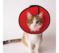 The Hamburg Flag Soft Dog Cone Collar, Depets Adjustable Recovery Pet Cone E-Collar for Cats Kittens Rabbits, Comfy Elizabethan Collar