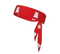 The Hamburg Flag Tie Headband for Women & Men - Stylish Sports Head Tie, Suitable for Various Sports Activities