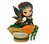 The Hamilton Collection Basket Full of Charm Issue #6 from The A Fairy Lucky Irish Figurine Collection by Jasmine Becket-Griffith 6-inches