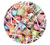 The Hampton Popcorn Company DUM DUMS Original Mix Lollipops, 1lb Bag (60 Pieces Approx.), Gluten Free Hard Candy, Assorted Flavors, Individually Wrapped Lollipops, The Hampton Popcorn & Candy Compan