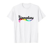 The Hamptons rainbow logo gay pride LGBTQ rights east end T-Shirt