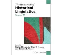The Handbook of Historical Linguistics, Volume II (Blackwell Handbooks in Linguistics)