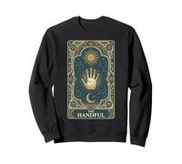 The Handful Tarot Women Vintage Celestial Sun Moon Party Sweatshirt
