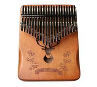 The handheld 21 carimba thumb piano wood texture provides crisp notes and ergonomic design suitable for instruments of all ages