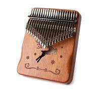 The handheld 21 carimba thumb piano wood texture provides crisp notes and ergonomic design suitable for instruments of all ages