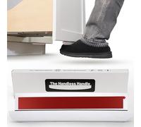 The Handless Handle - Hands-Free Garbage Drawer Foot Pull Handle, Touchless Opener for Drawers, Bins, & Cabinets (White, 1 Pack)