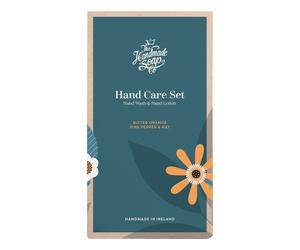 The Handmade Soap Bitter Orange, Pink Pepper & Hay Hand soap and hand lotion gift set 1 pcs.