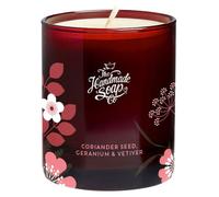 The-Handmade-Soap Collection Coriander-Seed,-Geranium-VetiverSoy Candle